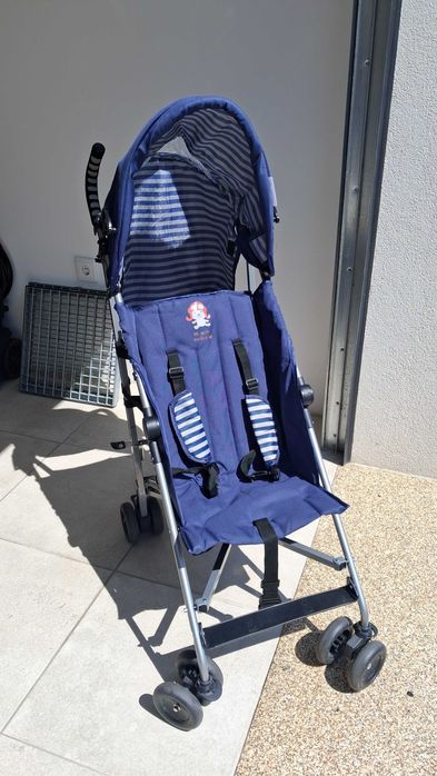 Carrinho de Bebé ASALVO - Bengala Azul Marinho