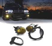 FARÓIS NEVOEIRO PÁRA-CHOQUES PACK M BMW E46 98-06 E39 95-03 VIDRO AMARELO
