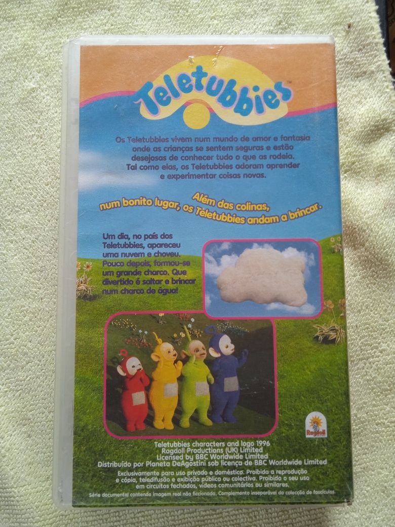 Lote de 4 vhs infantl originais