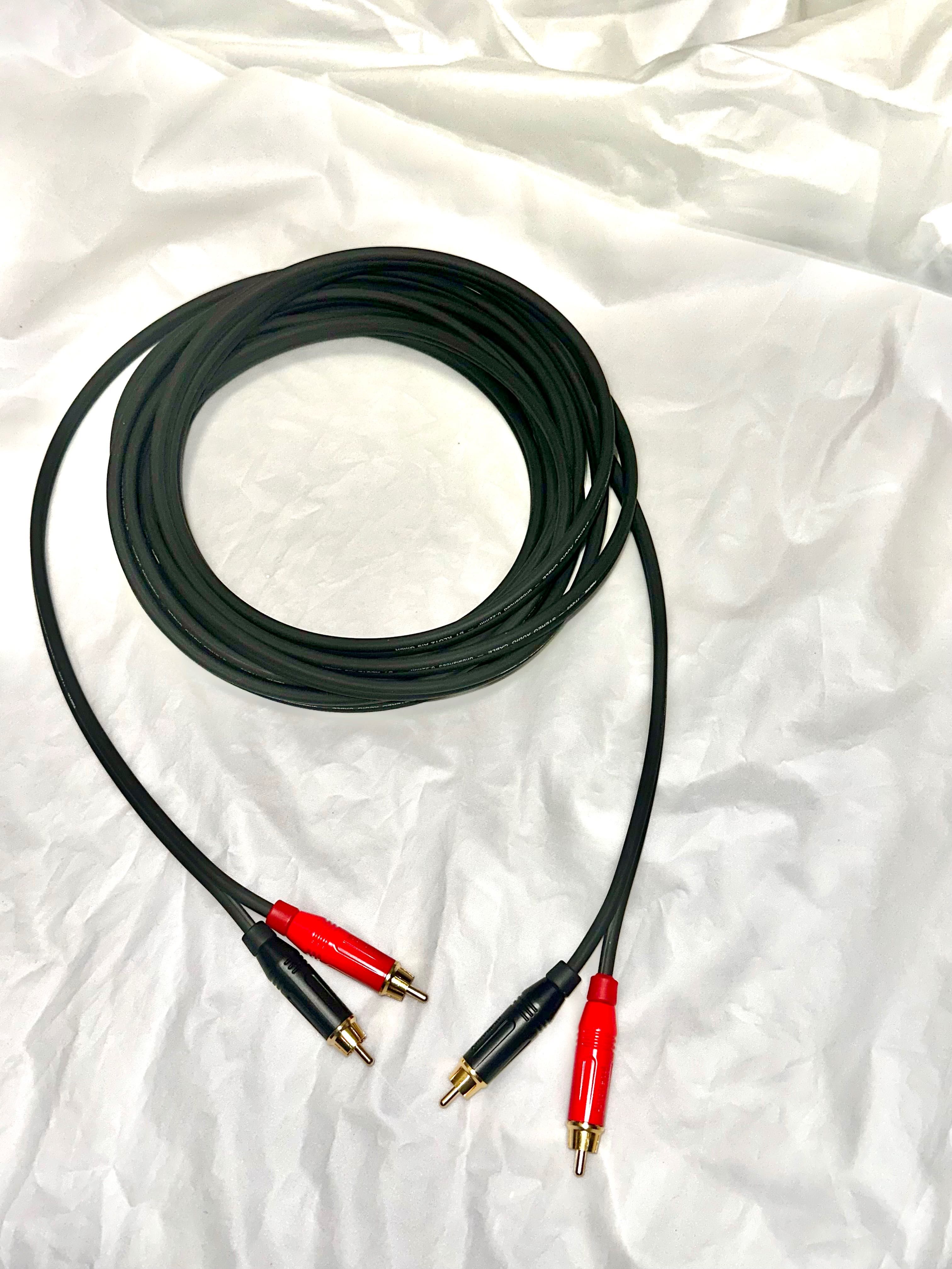 Kabel RCA Klotz 6 metr x2