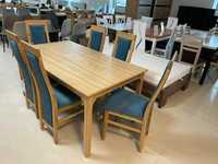 (5M) Stół dębowy rozkładany + 6 krzeseł, 2999 zł