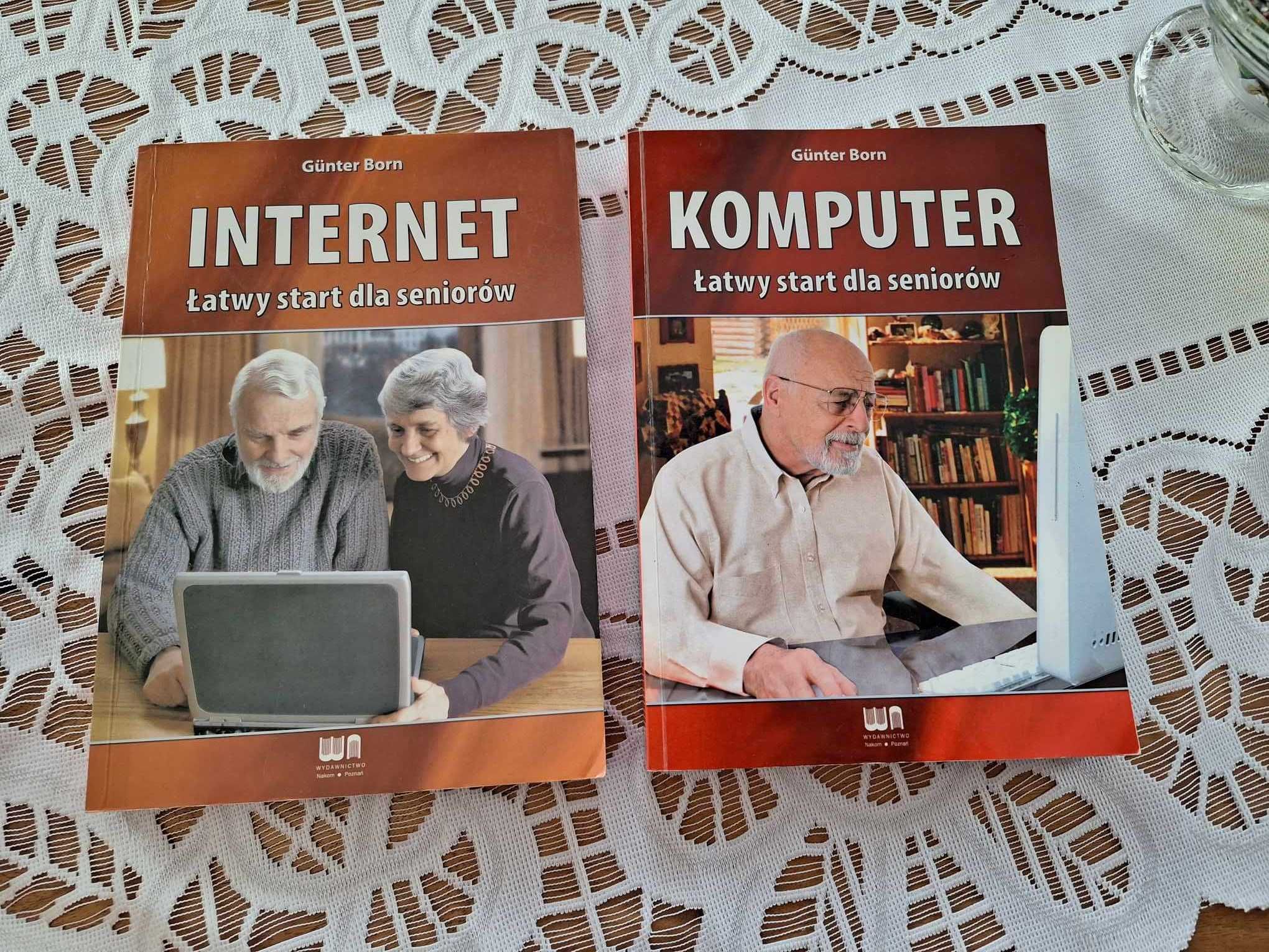 2 książki internet + Komputer łatwy start dla seniorów