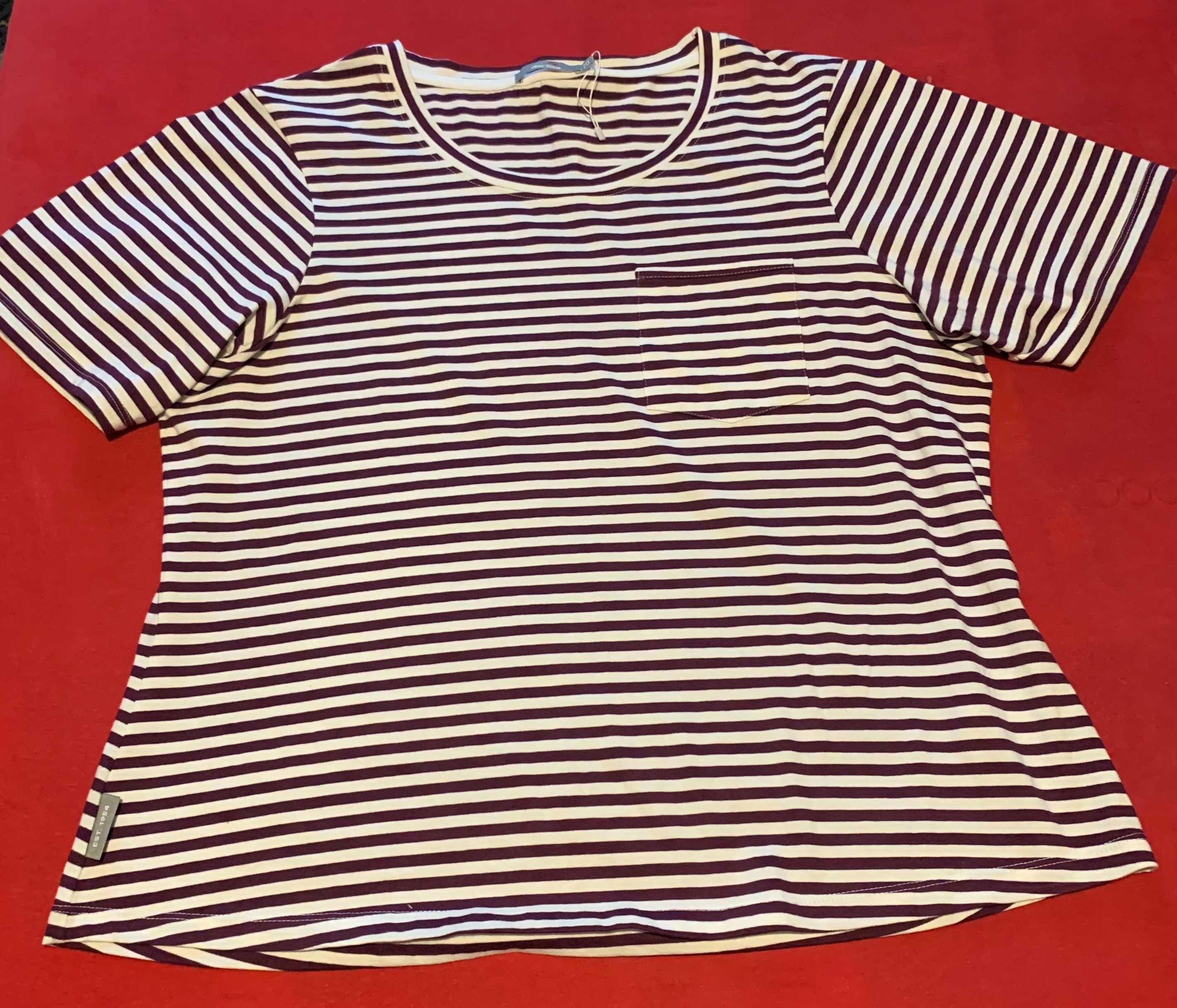 Трендовая хлопковая футболка в полоску Peter Storm/Англия/ р. 2-3XL