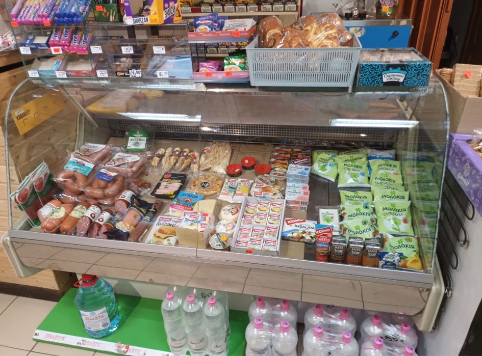 Продам холодильну вітрину, стелаж, холодильна вітрина