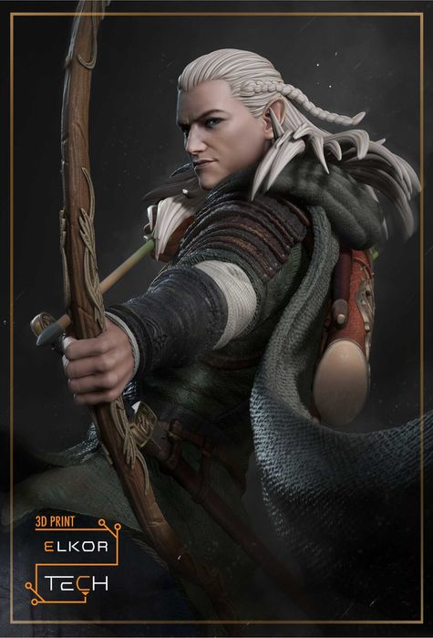 Popiersie Legolasa z Władcy Pierścieni