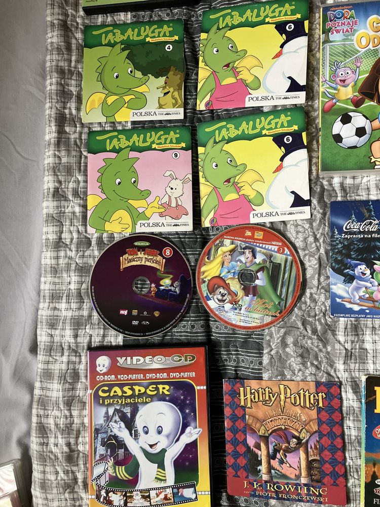 Dvd vcd cd Casper Pradawny Ląd Mia Dora Kot Oggy Hello Kitty Tabaluga