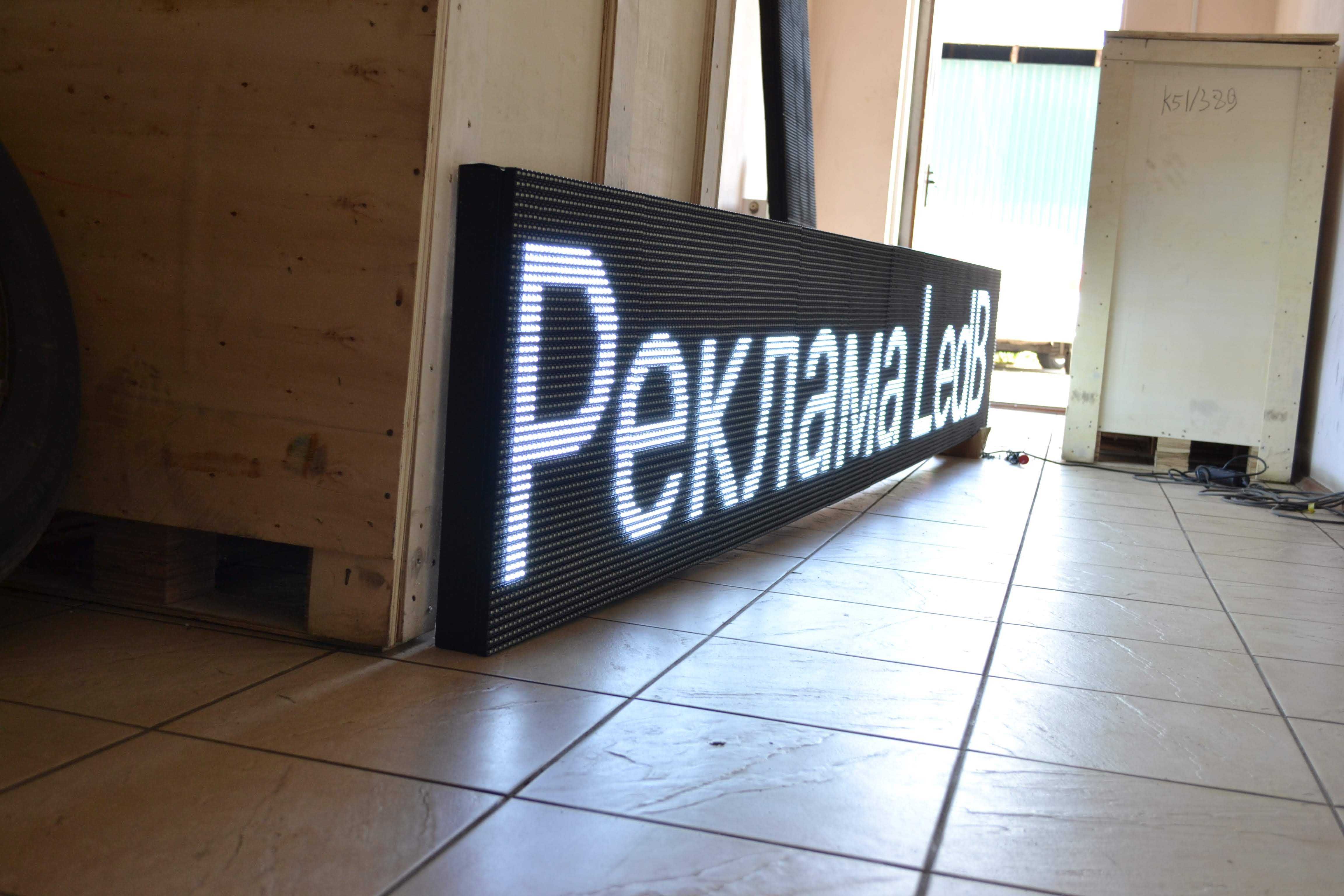 Біжучий LED Рядок, Світлодіодна Реклама, LED ТАБЛОЛ, LED вивіска,