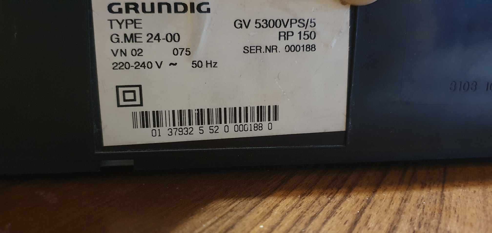 Magnetowid video Grundig GV5300VPS/5