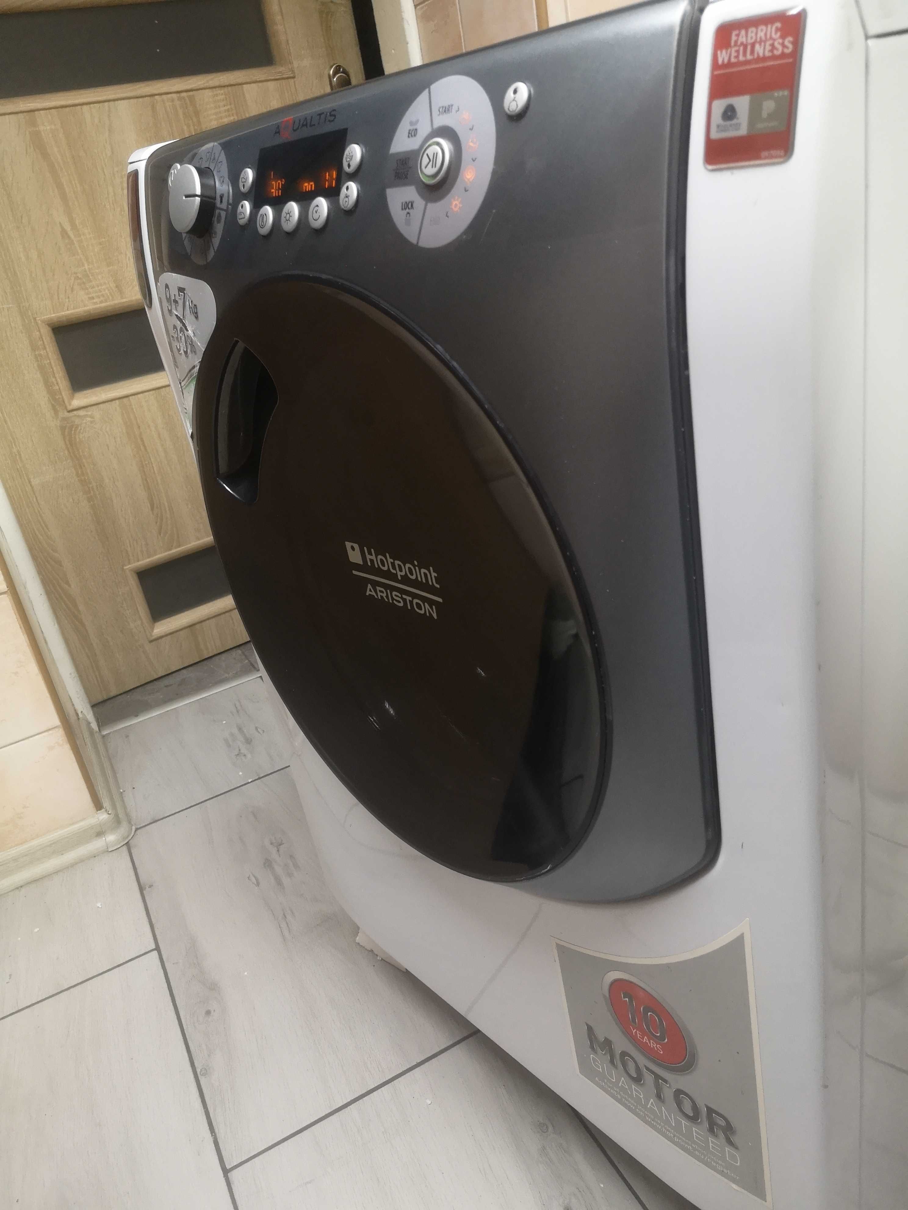 Pralko-suszarka ARISTON HOTPOINT 9+7KG,Inwerter 1400obr,stan bdb.
