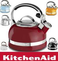 Чайник KitchenAid KTEN20SB на плиту, 1,9литра со свистком разные цвета