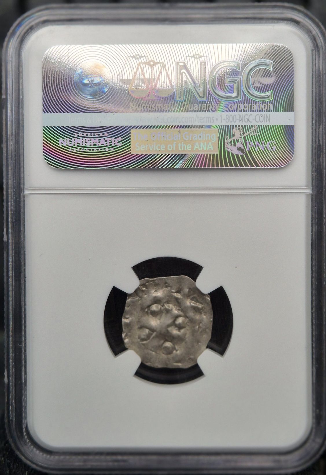 Wilhelm Zdobywca Denar Normandia - grading NGC - Wilhelm the Conqueror