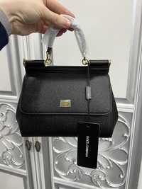 Женская сумочка сумка Sicily Dolce&Gabbana DG черная оригинал