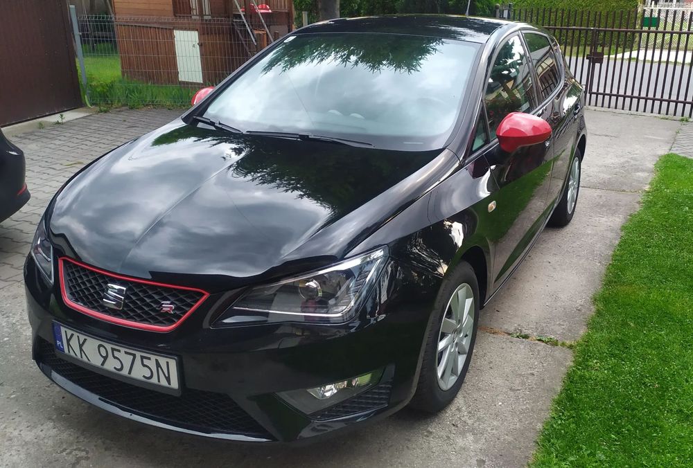 Seat Ibiza IV Lift FR 1.2 TSI 90KM 2016 Czarna Xenon Led zarejestrowana