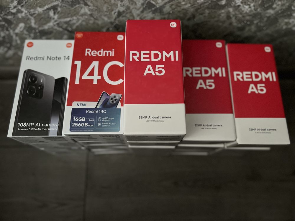 АКЦІЯ!НОВІ! Redmi A5, Redmi 14C, Note 14! ОПТ!РОЗДРІБ!