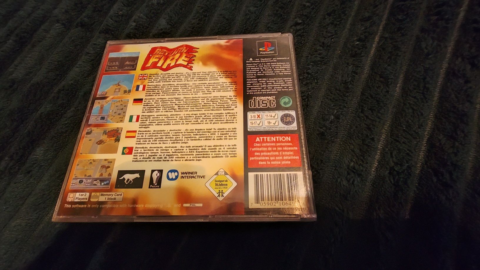 Return Fire PSX/PS1 En