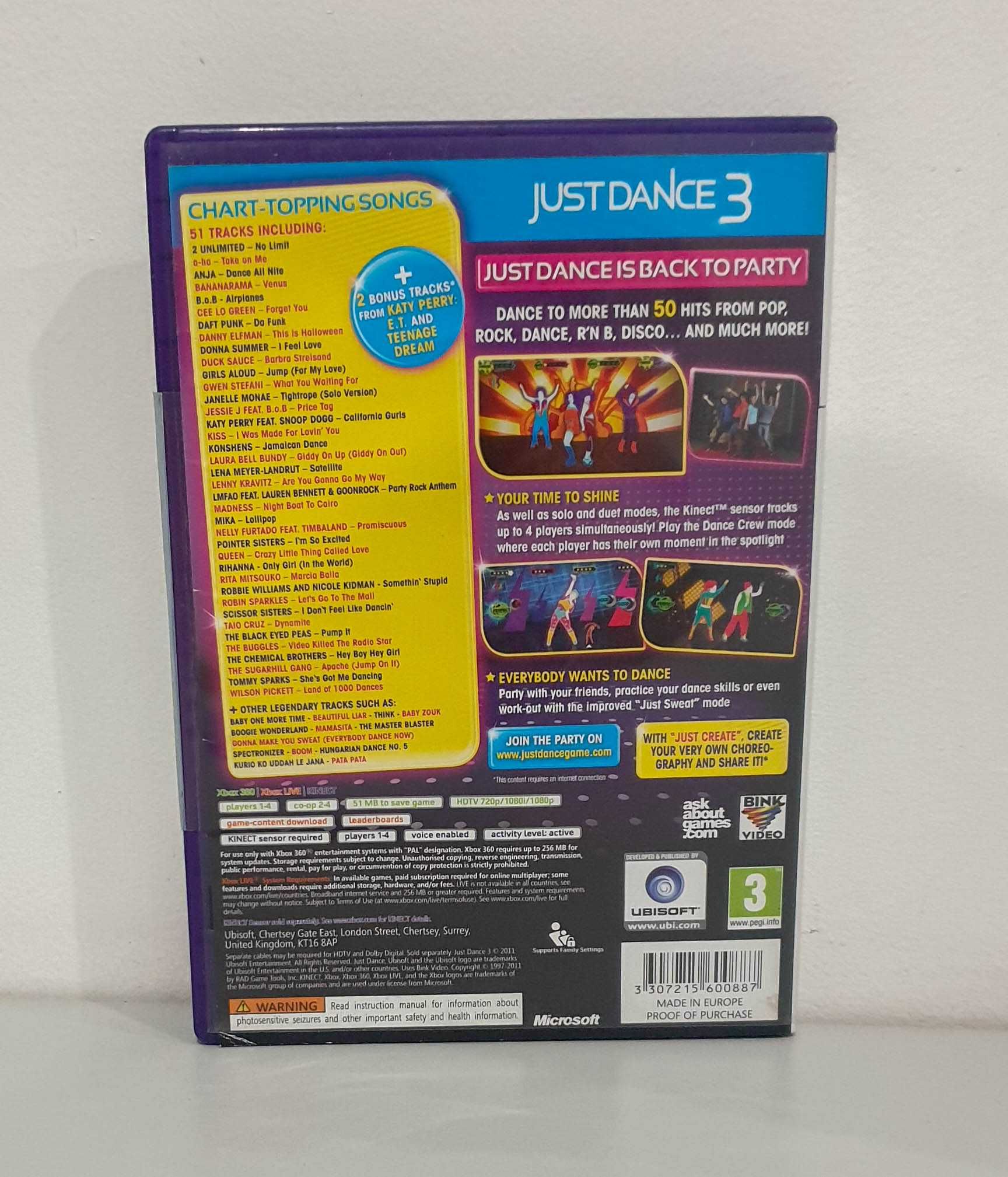 Gra Just Dance 3 Kinect xBox 360 gra po Polsku ..1