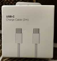 Швидкісний зарядний кабель, зарядка, шнур apple type-c, usb-c