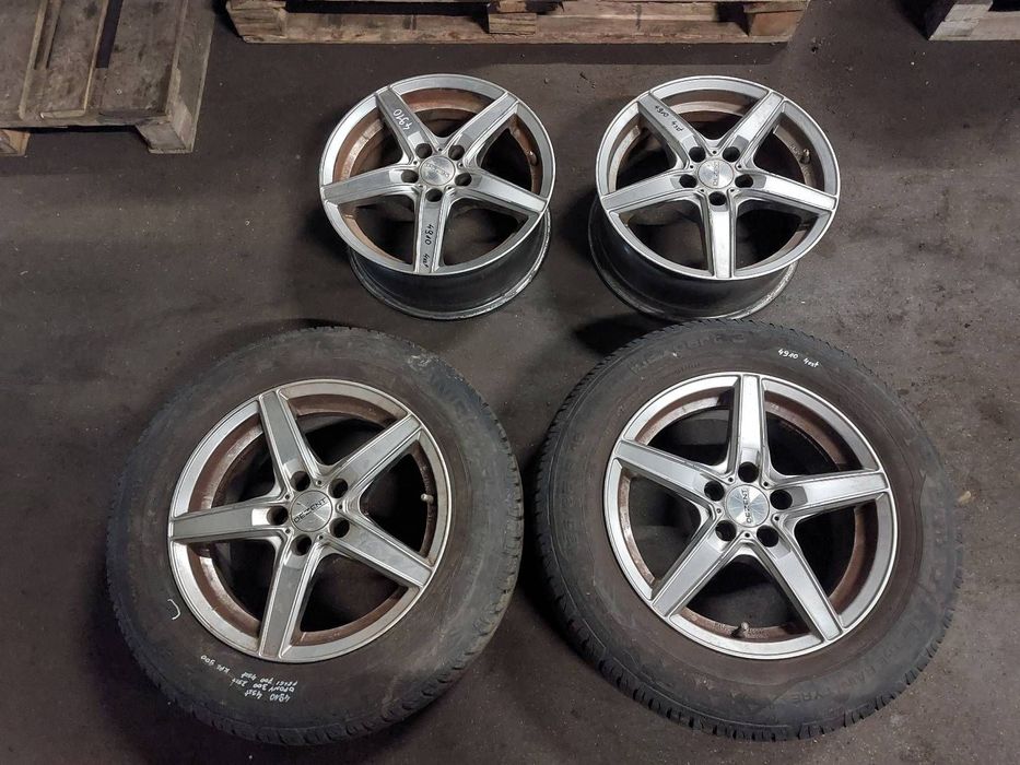 FELGI ALUMINIOWE 4 SZT KBA49212 5x100 6,5Jx15 FI57,1 VW AUDI SKODA