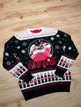 Czarny Świąteczny Sweter Coca Cola Holidays Are Coming