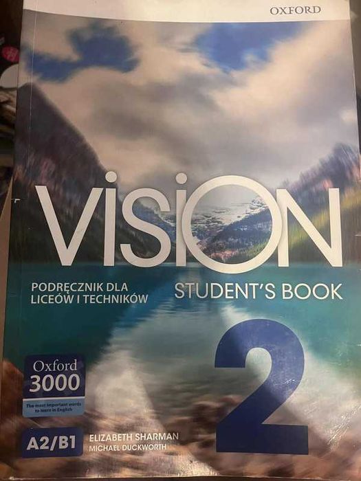 Zestaw ćwiczenie+podręcznik do angielskiego 'Vision'