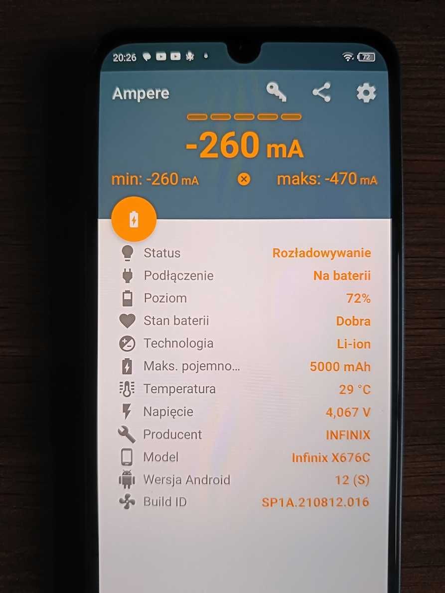 Smartfon INFINIX 12 8/128 GB - bdb stan!