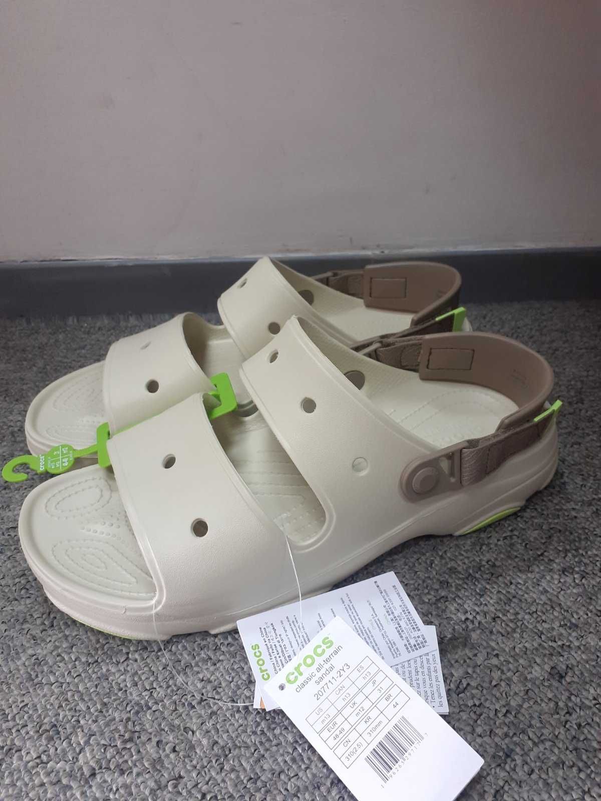 Crocs Сандалии, кроксы шлепанцы оригинал 2 цвета большой размер 47-48