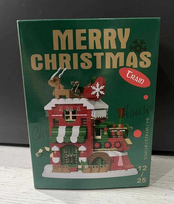 Nowe brązowe klocki konstrukcyjne domek z pierników 811 pcs elementy