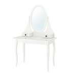 Toaletka lustro biurko Ikea Hemnes