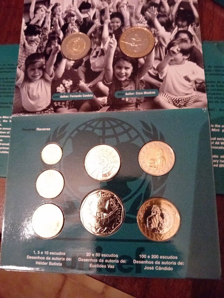 Coleção Proof Moedas 1999-Unicef