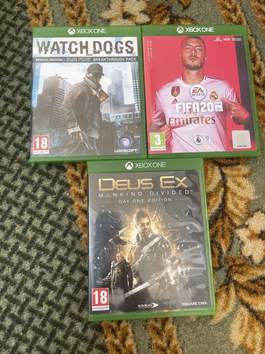 Xbox one + 3 гри