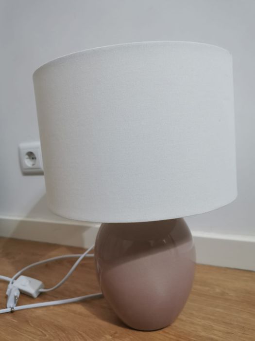 Candeeiro de Mesa Rosa