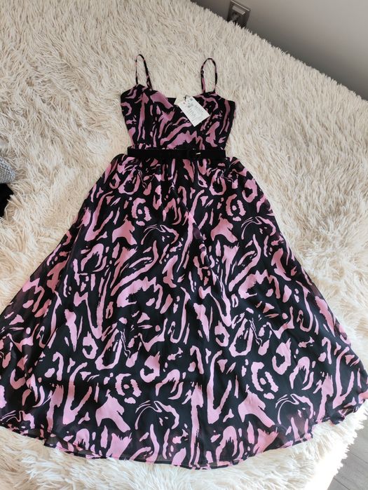 Sukienka 32 XXS Mohito NOWA sukienka midi letnia sukienka na wesele