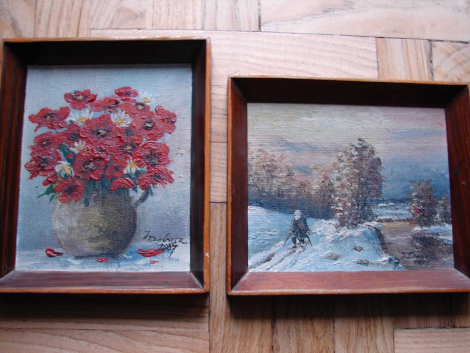 Obrazy olejne J. Dobosz