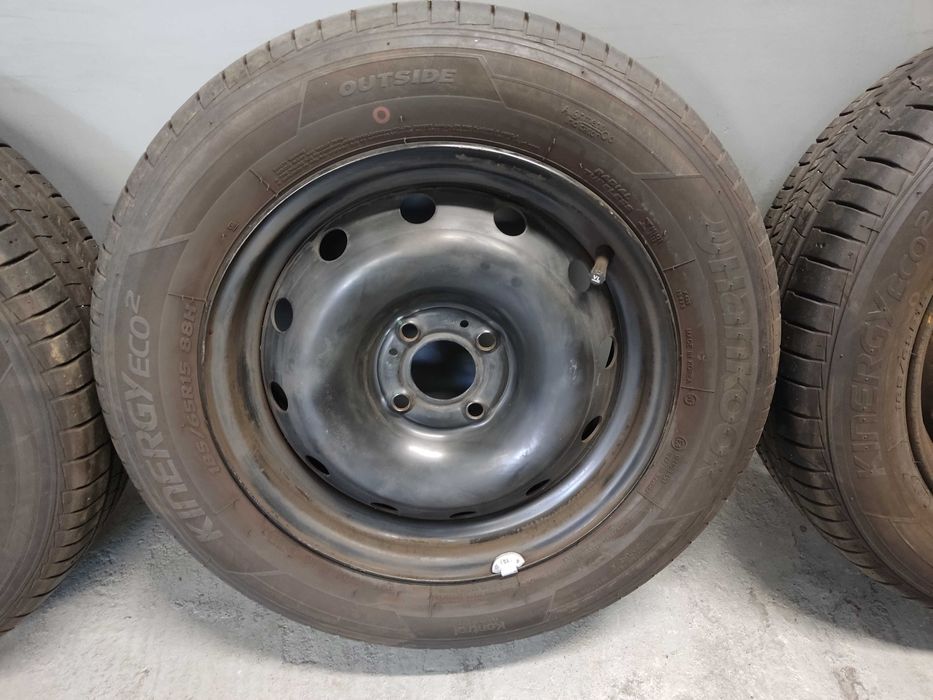 Koła stalowe 15 Renault Clio 4x100 Dacia Sandero 185/65R15, 2023 rok