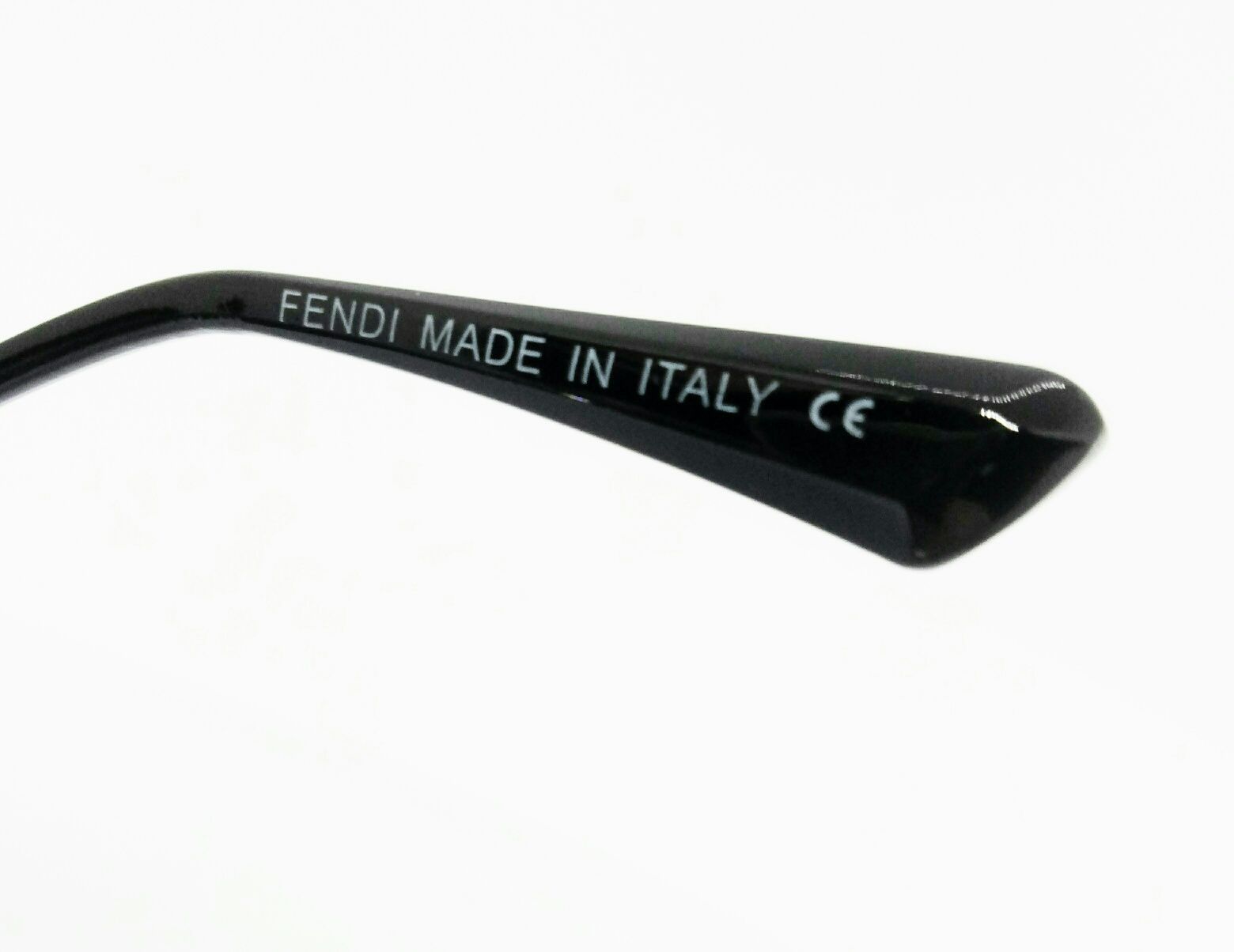 Брендовые очки женские лисички узкие черные в черном металле
