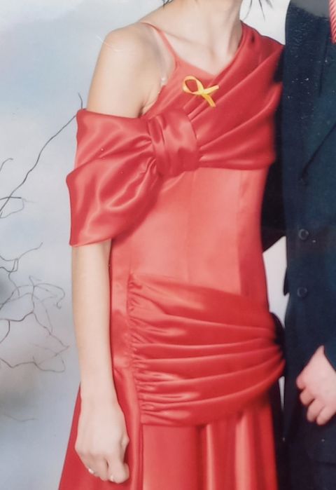 Sukienka wg  projektu Valentino