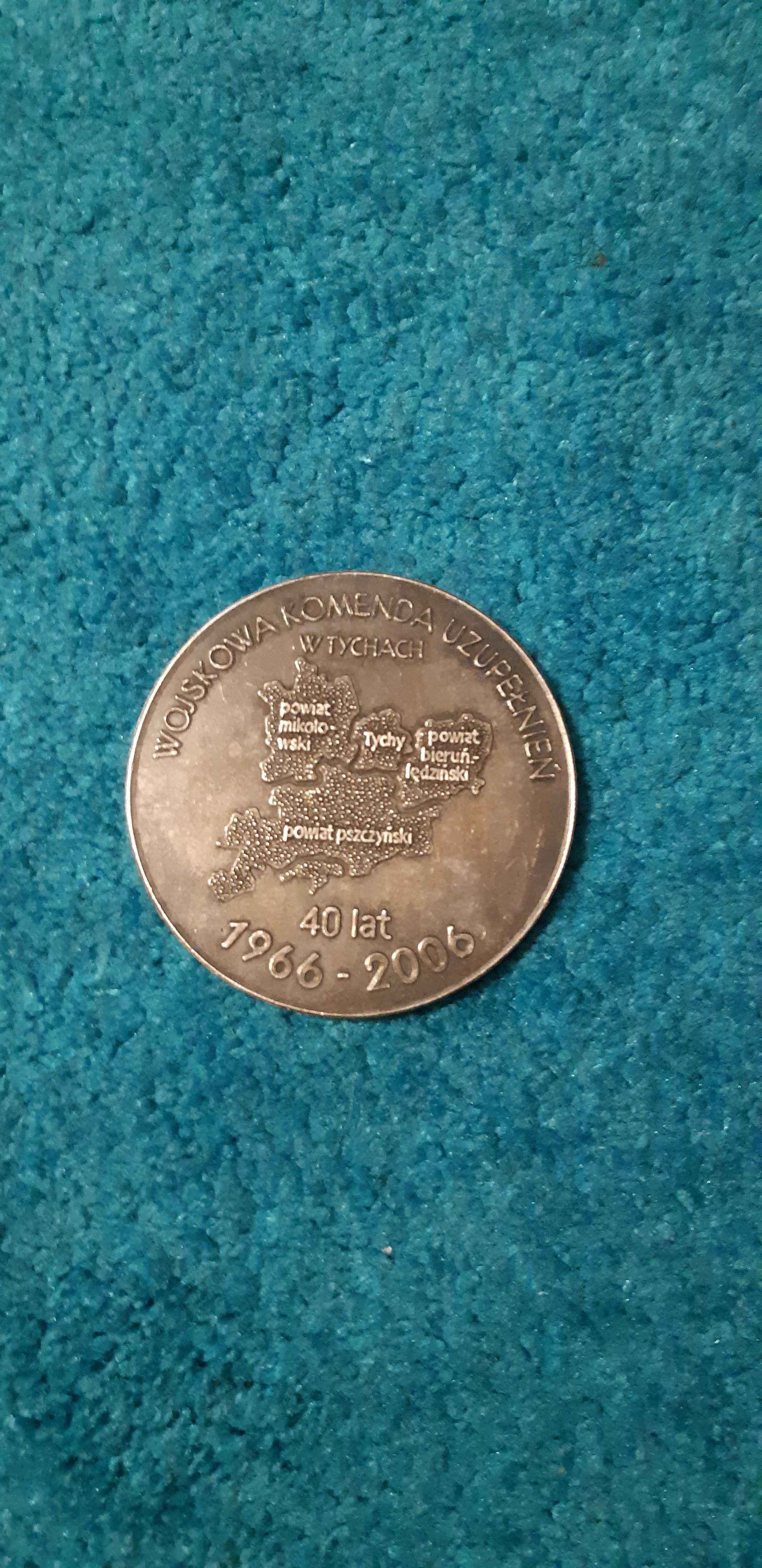 medal coin Wojskowa Komenda Uzupełnień w Tychach