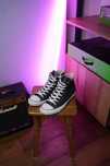 Czarne skórzane Converse Chuck Taylor | Rozmiar 45