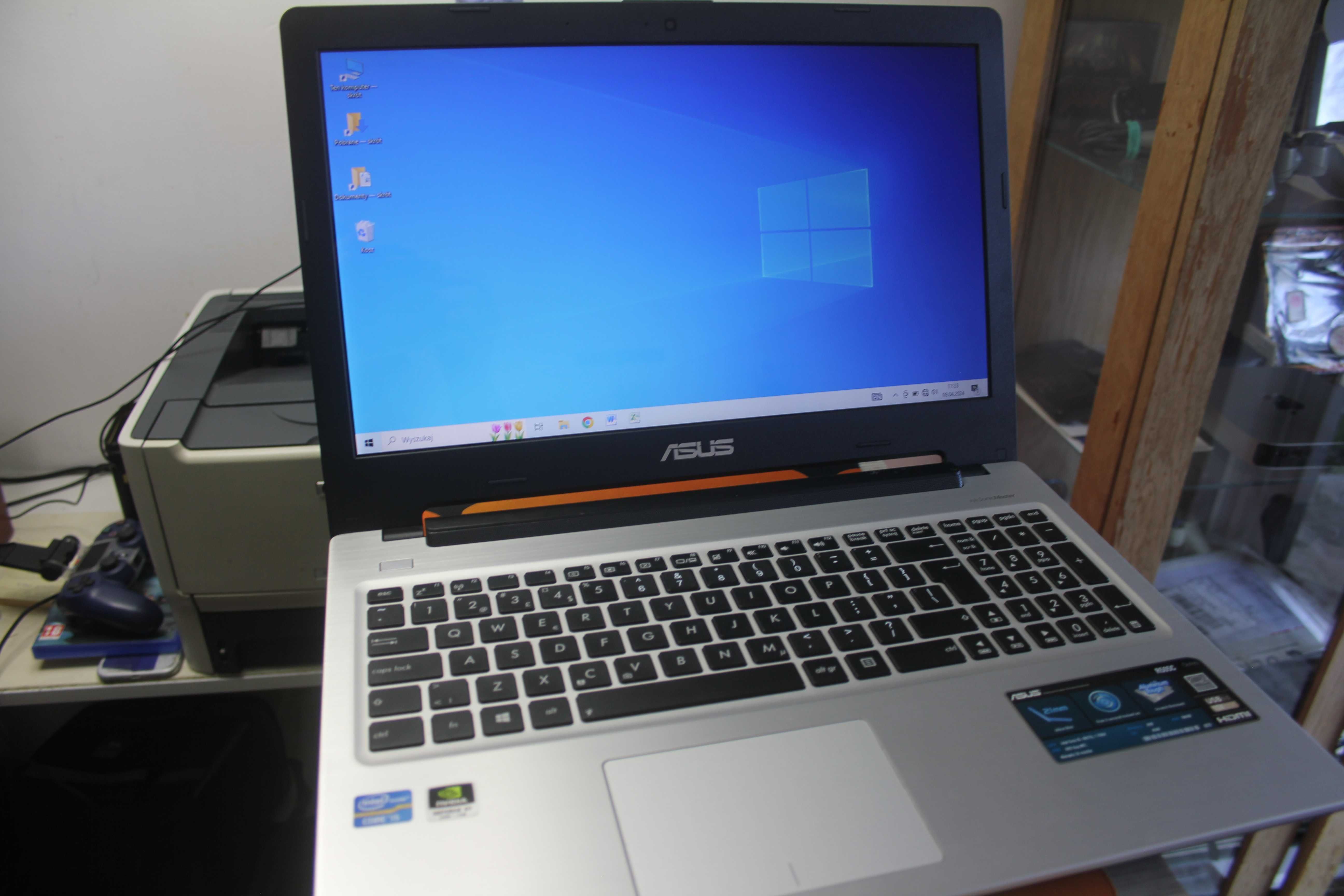 Elegancki "Amelinowy" Laptop Asus R505CM Dziewiczy Stan