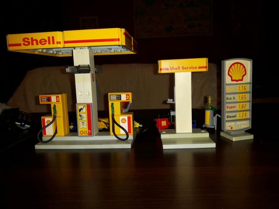 Stacja paliw Shell zabawka Playmobil 1997