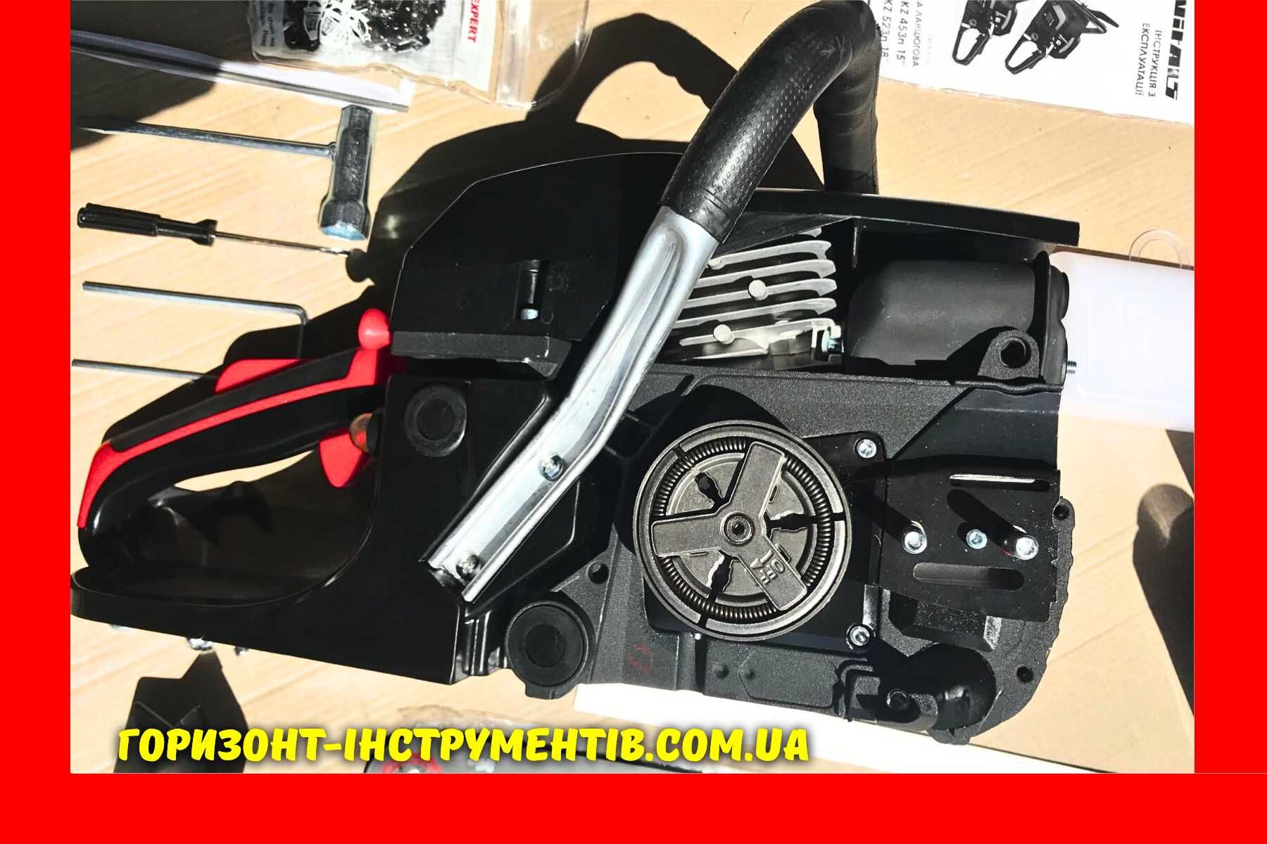 Бензопила Vitals BKZ 523n 2 кВт. 52 куб. Шина 45 см. Оригінал Гарантія