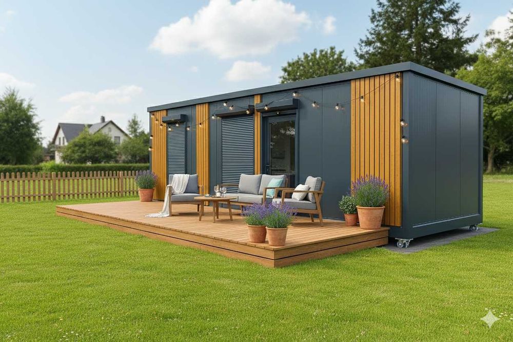 Domek całoroczny letniskowy 24m2 na zgłoszenie wyposażony pod Klucz