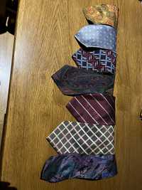Krawaty vintage 7 sztuk