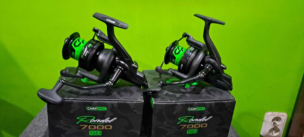 Kołowrotki karpiowe CarpPro Rondel 7000 SD - 2  DWIE SZTUKI
