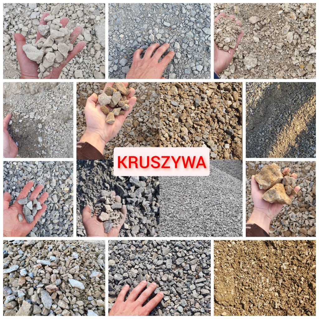 Kruszywo kliniec Grys Tłuczeń Kamień