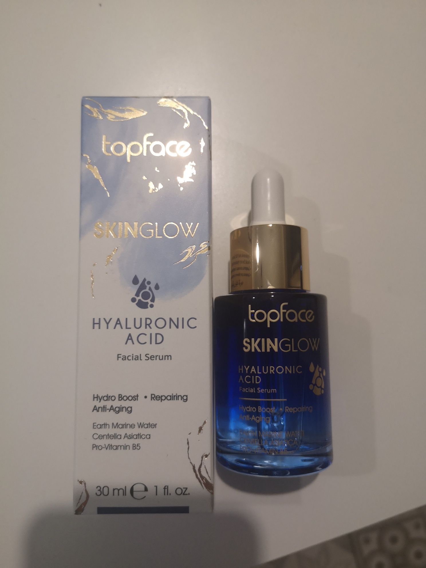 Сироватка для обличчя з гіалуроновою кислотою topface skin glow vegan