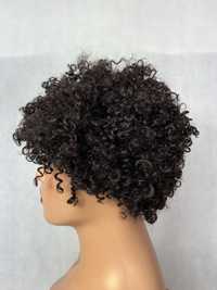 Peruka afro burza loczków włosy naturalne