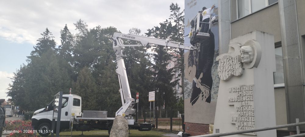 Podnośnik koszowy 21m z operatorem