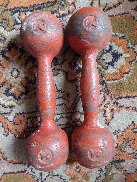 Гантелки советские по 3 кг