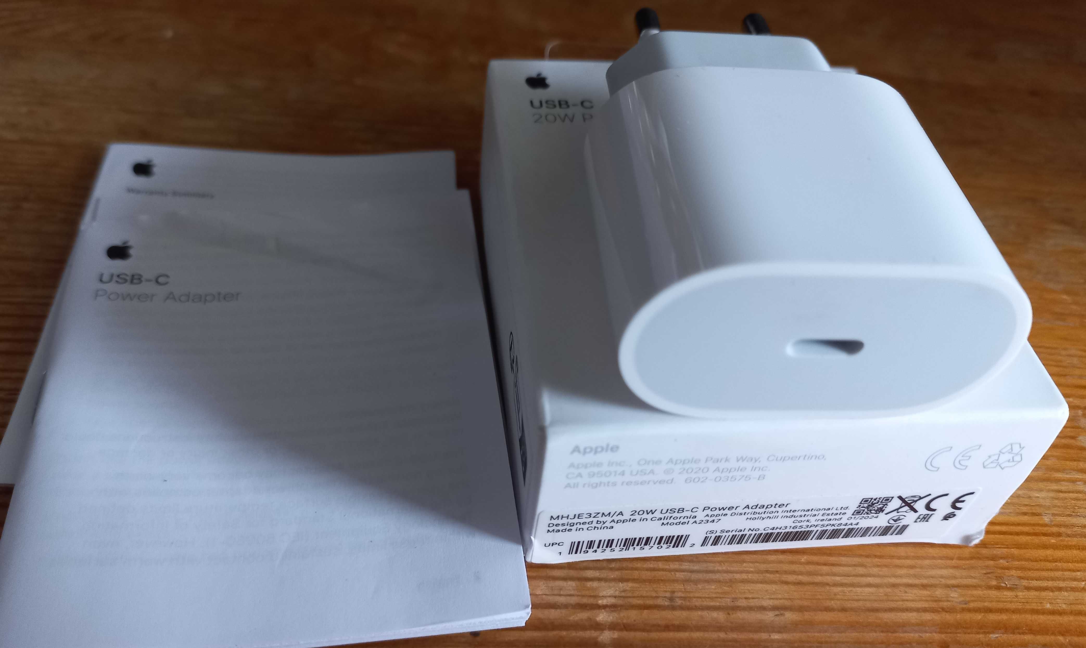 Ładowarka APPLE 20W z kablem lighting do iPhone